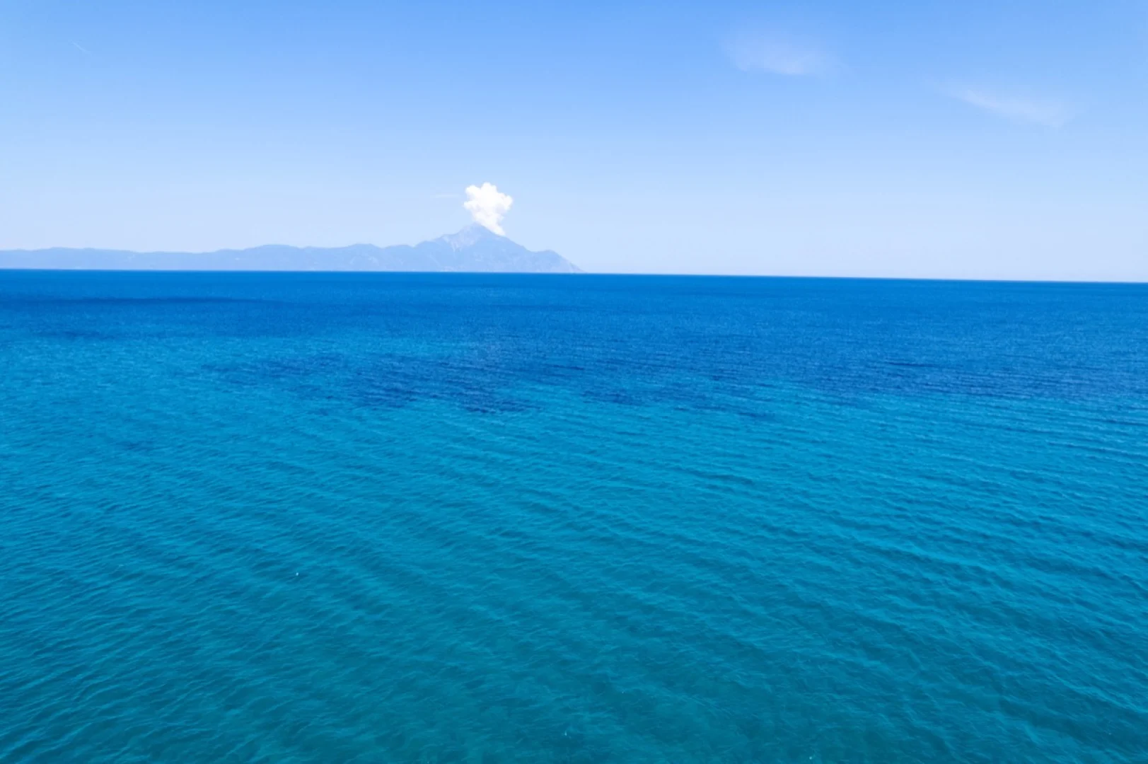 Crystal clear Aegean waters